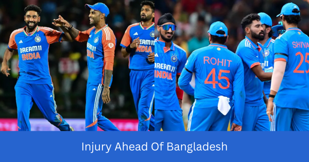 Injury Ahead Of Bangladesh To India As Senior Batter Suffers Hand Test