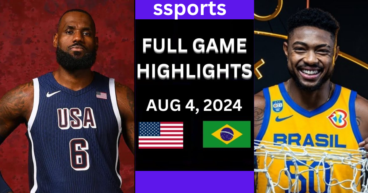 Today Sports USA vs Brazil Quarterfinals Highlights 2024 Olympics