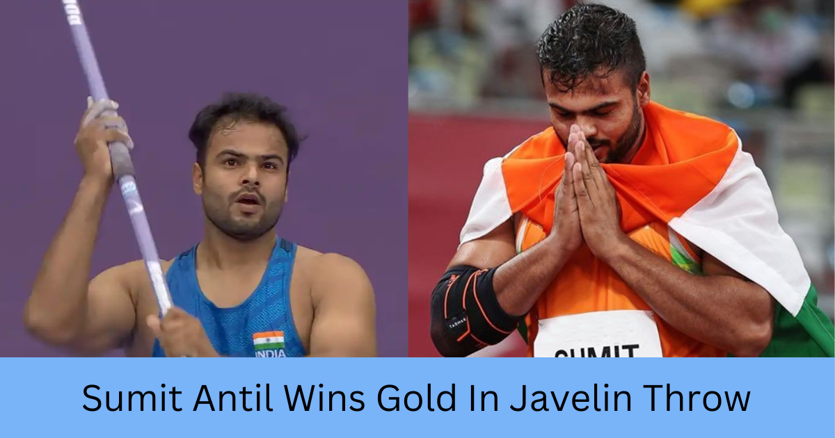 1st Indian Paralympics , Sumit Antil Wins Gold In Javelin Throw, हिंदी न्यूज़