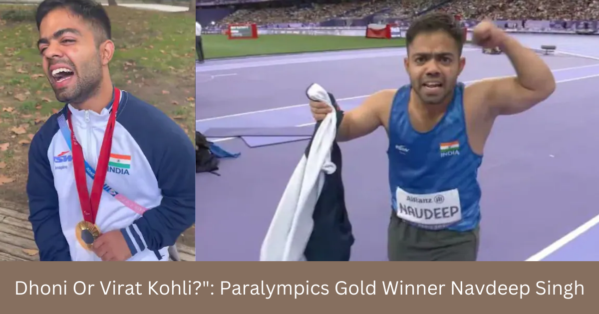 sports news,Dhoni Or Virat Kohli?": Paralympics Gold Winner Navdeep Singh