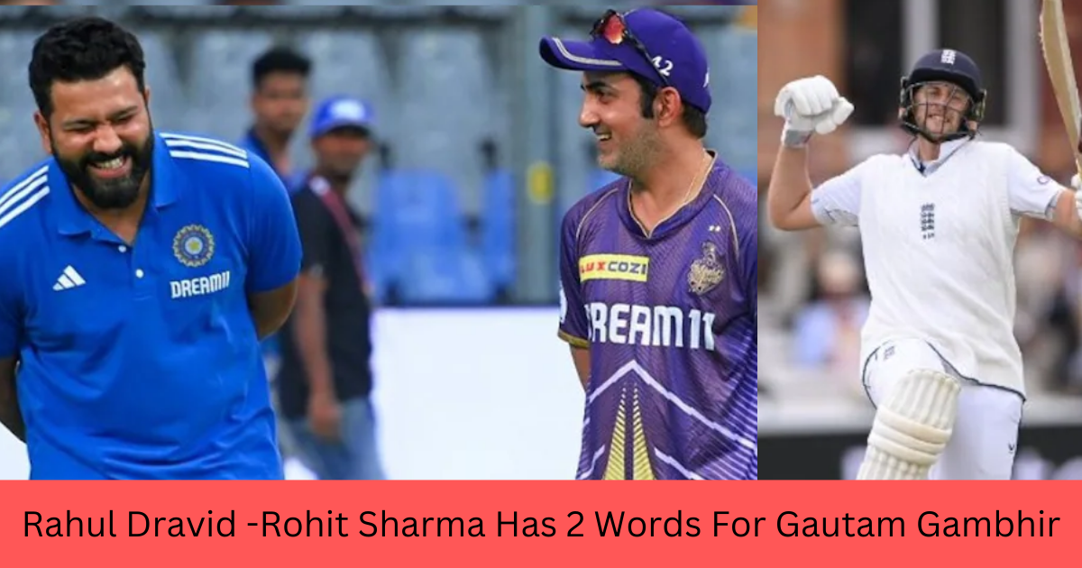 Rahul Dravid -Rohit Sharma Has 2 Words For Gautam Gambhir And New India Hindi news