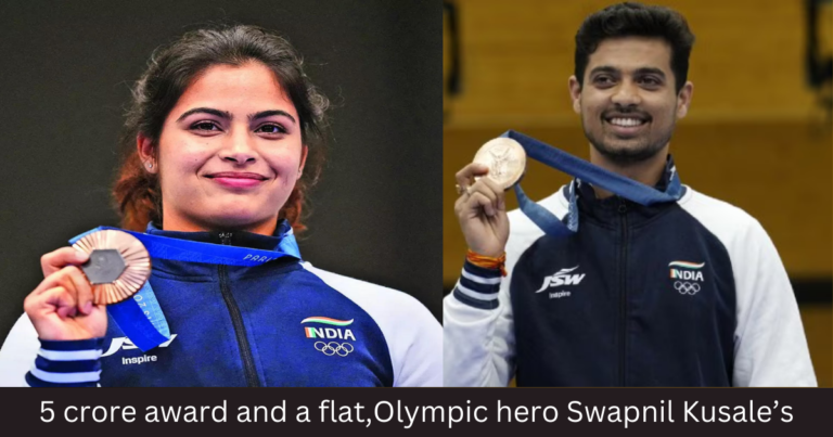 5 crore award and a flat,Olympic hero Swapnil Kusale’s father demands, Sports news