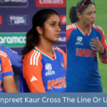 Sports news,Committed Mistake Amid Dead-Ball Controversy.Harmanpreet Kaur Cross The Line Or Umpire