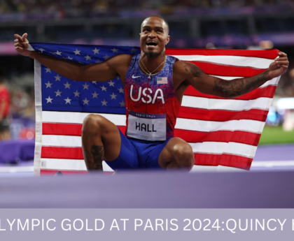 News, TO OLYMPIC GOLD AT PARIS 2024:QUINCY HALL ON THE SWITCH THAT LED HIM: