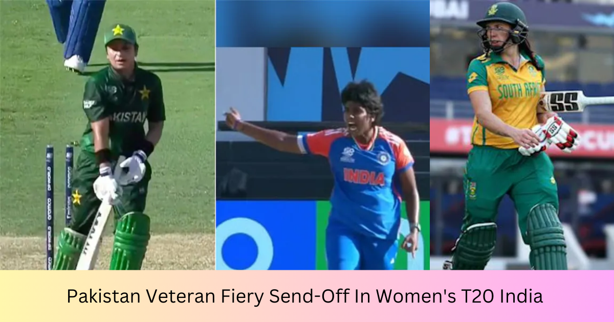 Sports news,Pakistan Veteran Fiery Send-Off In Women's T20 India Star Arundhati Reddy Gives