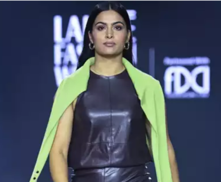 News,Olympic champion fashion show a Manu Bhaker walks the ramp