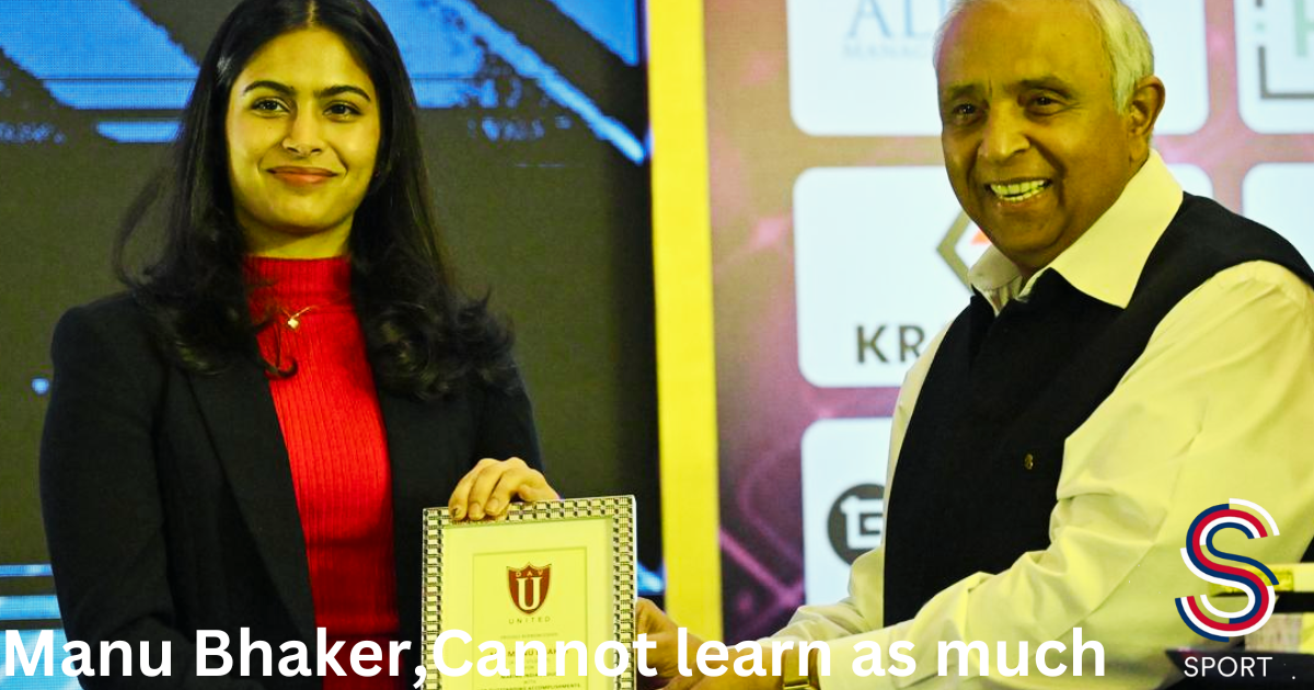 Manu Bhaker,Cannot learn as much from success as I did from failure, says sports news