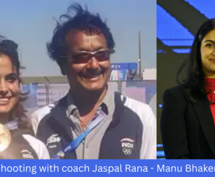 returns to shooting with coach Jaspal Rana - Manu Bhaker time since Paris Olympics