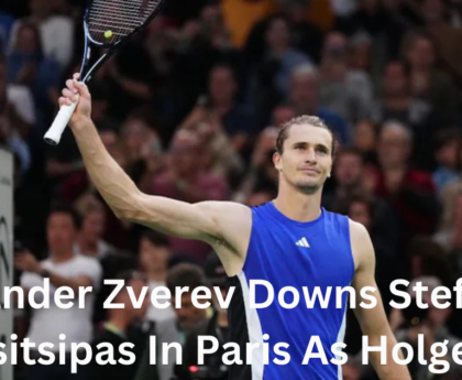 Paris As Holger Rune Keeps ATP Finals In Alexander Zverev Downs Stefanos Tsitsipas