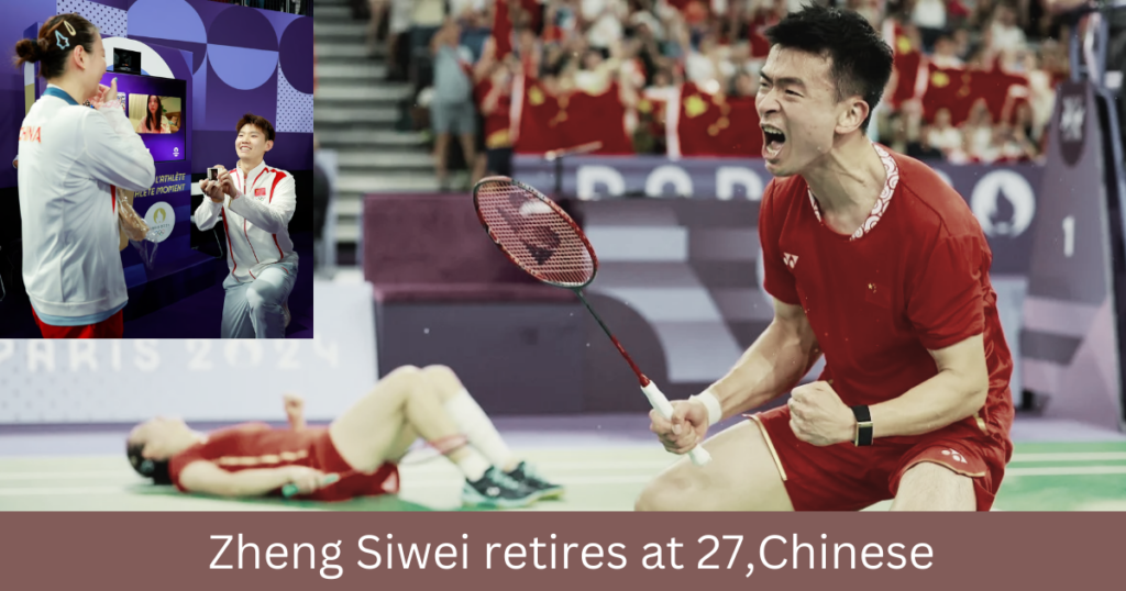 Zheng Siwei retires at 27,Chinese Olympic gold medallist,says titles ‘hold little appeal’