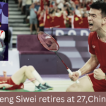 Zheng Siwei retires at 27,Chinese Olympic gold medallist,says titles ‘hold little appeal’