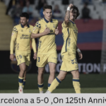 Palmas Stun Barcelona a 5-0 ,On 125th Anniversary, Atletico Madrid Rout Real Valladolid Sports news